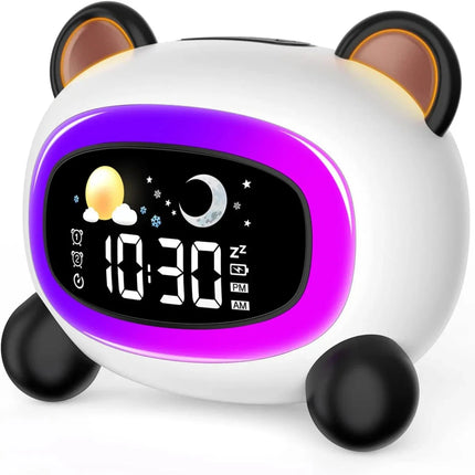 Sveglia per bambini design panda luminoso