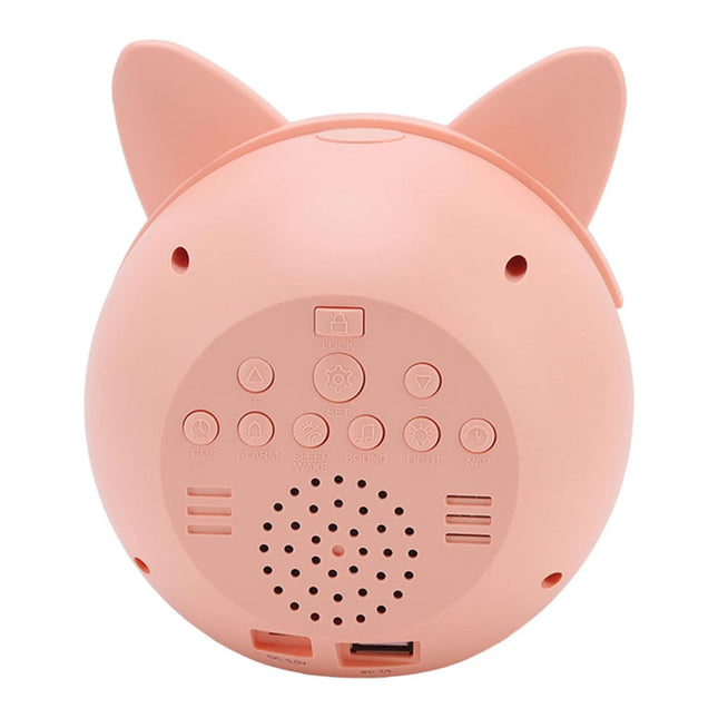 Sveglia gatto con luce notturna multicolore