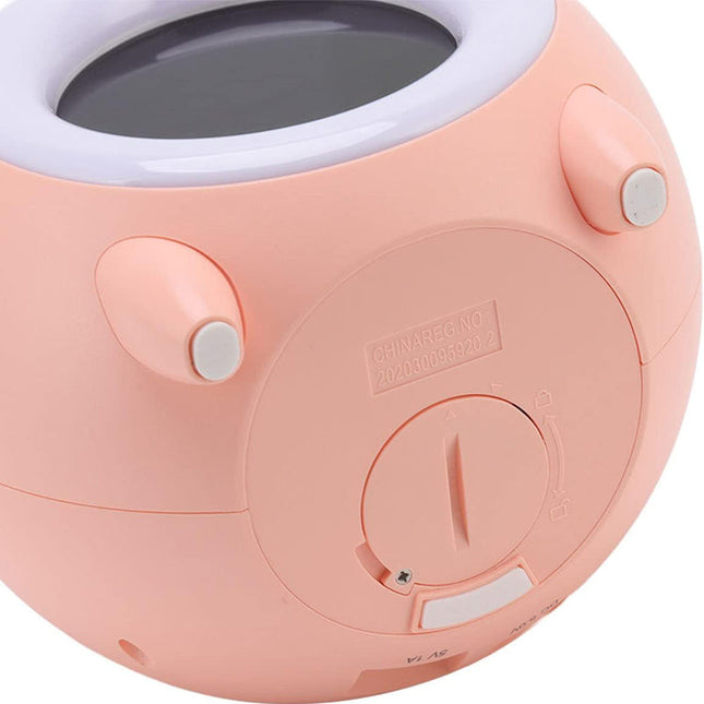 Sveglia gatto con luce notturna multicolore