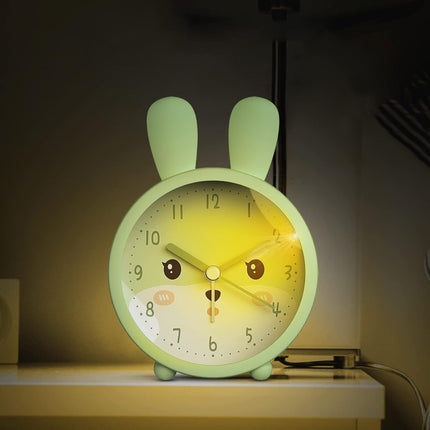 Sveglia coniglietto analogica per bambina