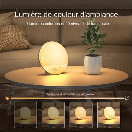 Sveglia luminosa smart con radio FM