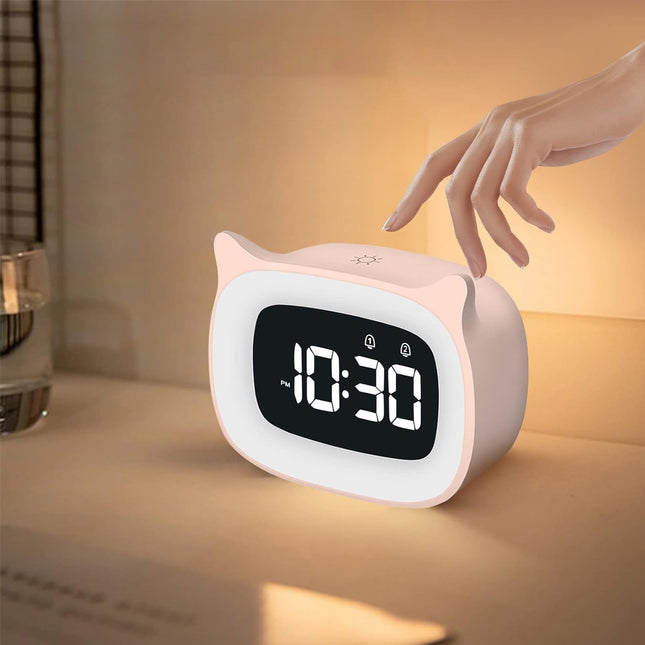 Sveglia educativa per bambini rosa