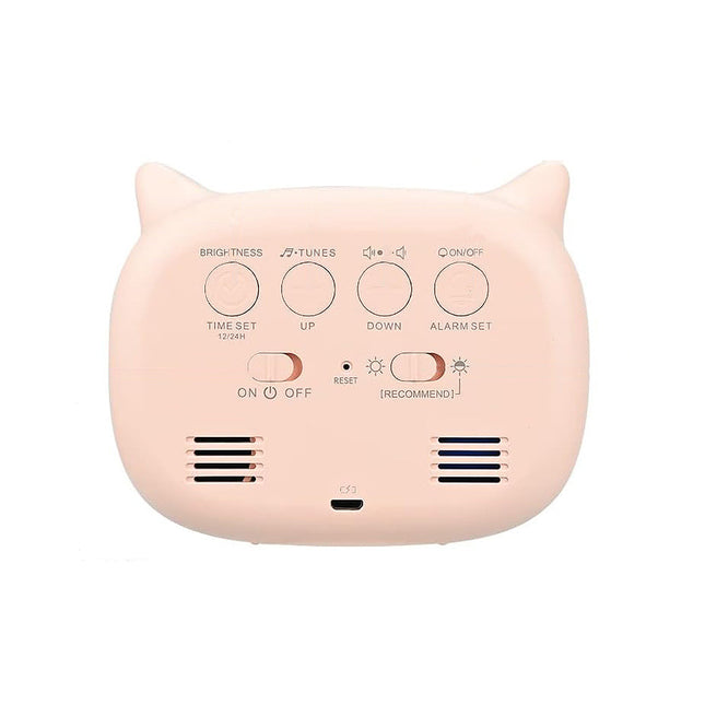 Sveglia educativa per bambini rosa