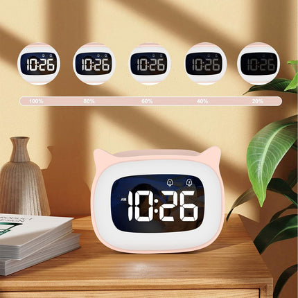 Sveglia educativa per bambini rosa