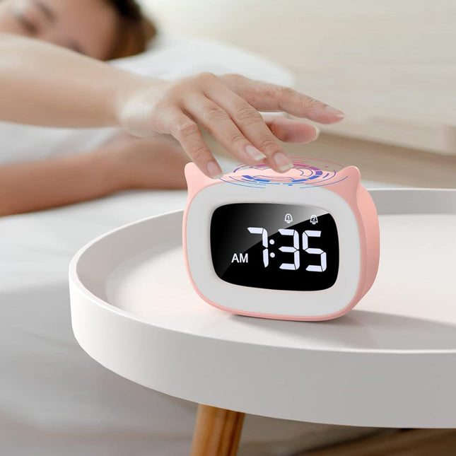 Sveglia educativa per bambini rosa