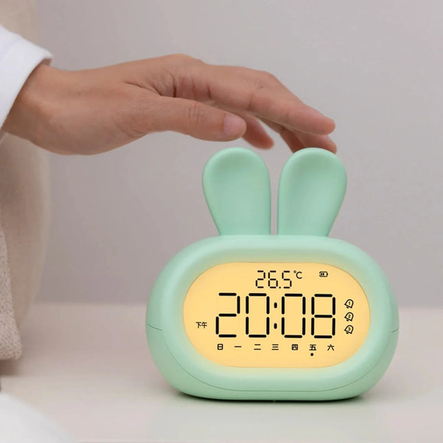 Sveglia coniglio con luce notturna