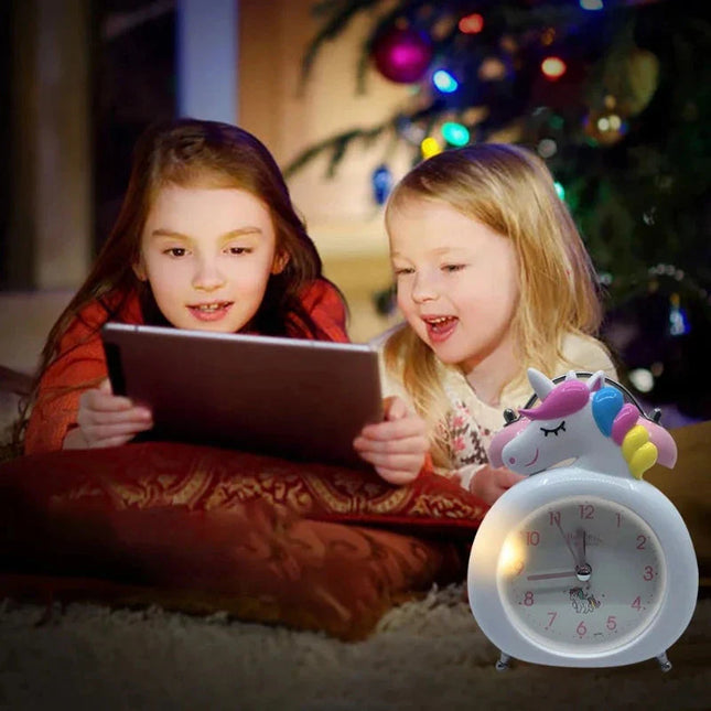 Sveglia unicorno analogica per bambina