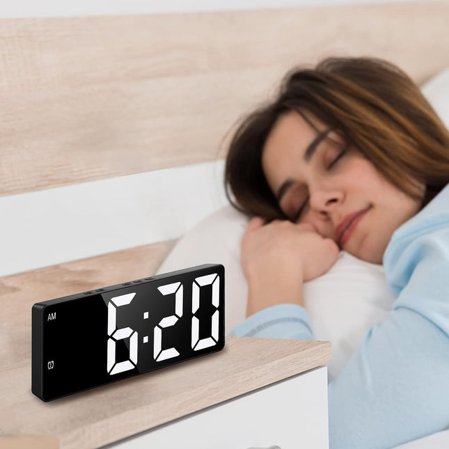 Sveglia digitale a specchio a batteria