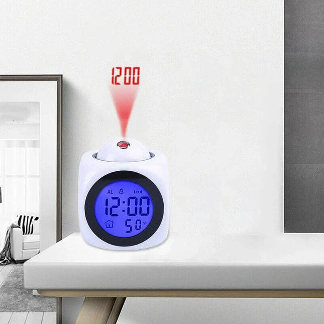 Sveglia con proiezione ora sul soffitto