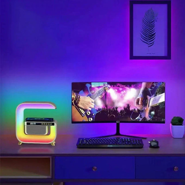 Lampada sveglia RGB con cassa Bluetooth