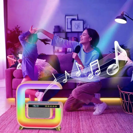 Lampada sveglia RGB con cassa Bluetooth