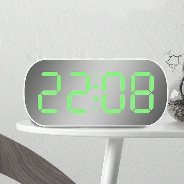 Sveglia a specchio con numeri grandi