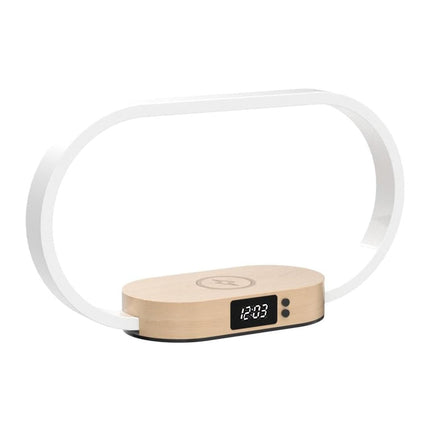 Lampada da comodino con sveglia