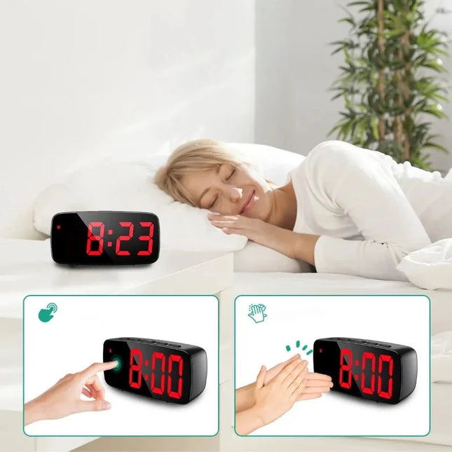 Sveglia digitale con display LED rosso