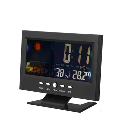 Sveglia digitale con calendario e temperatura