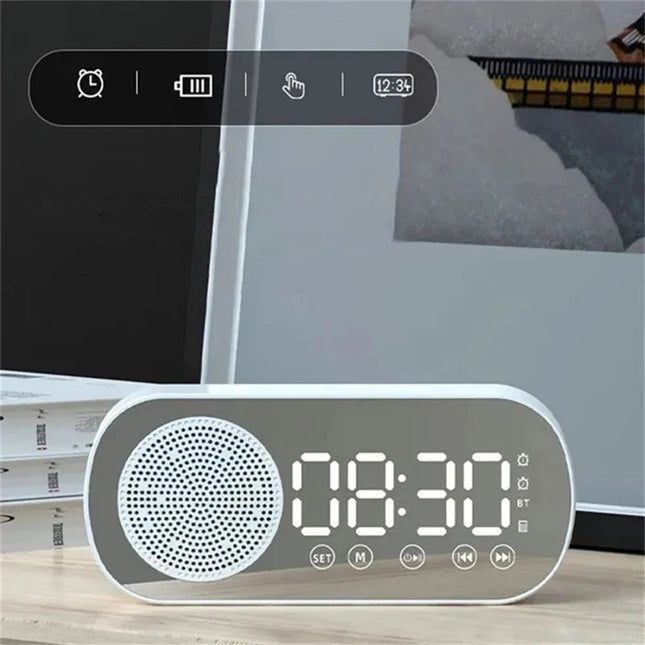 Radiosveglia digitale con altoparlante Bluetooth