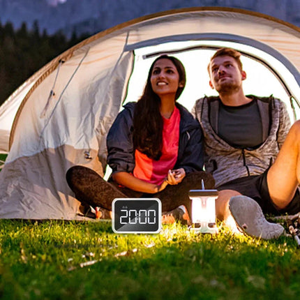 Piccola sveglia digitale a specchio