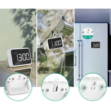 Piccola sveglia digitale a specchio