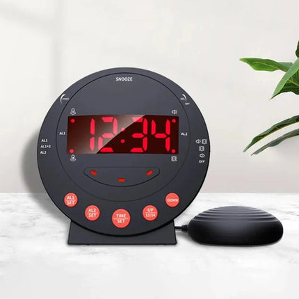 Sveglia con vibrazione per sordi nera