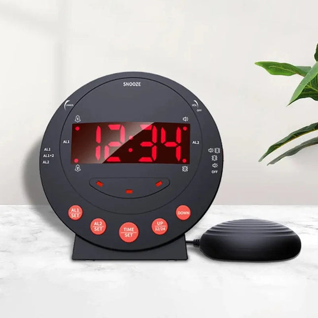 Sveglia con vibrazione per sordi nera