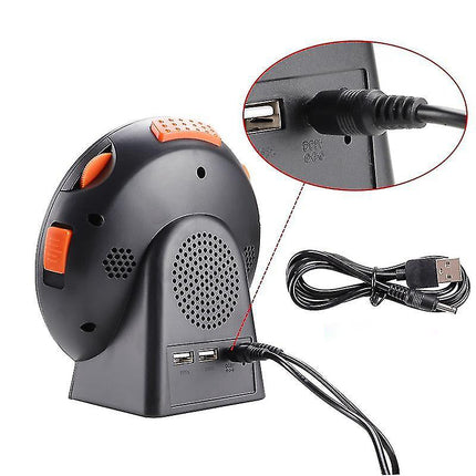 Sveglia con vibrazione per sordi nera