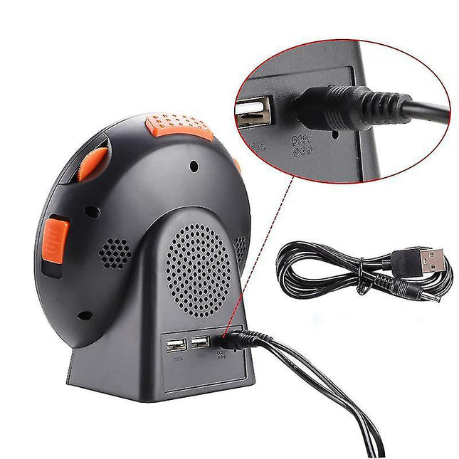 Sveglia con vibrazione per sordi nera