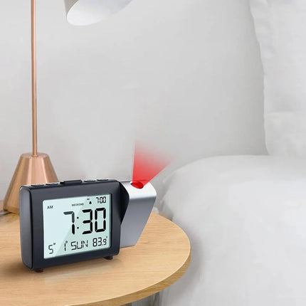 Sveglia con proiettore a batteria portatile