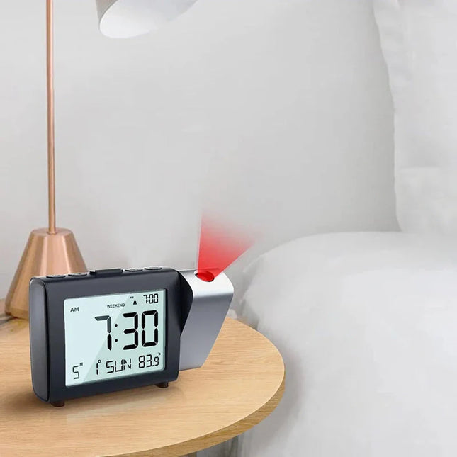 Sveglia con proiettore a batteria portatile