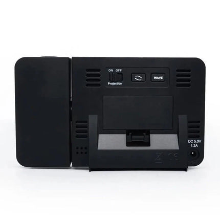 Sveglia con proiezione ora e temperatura