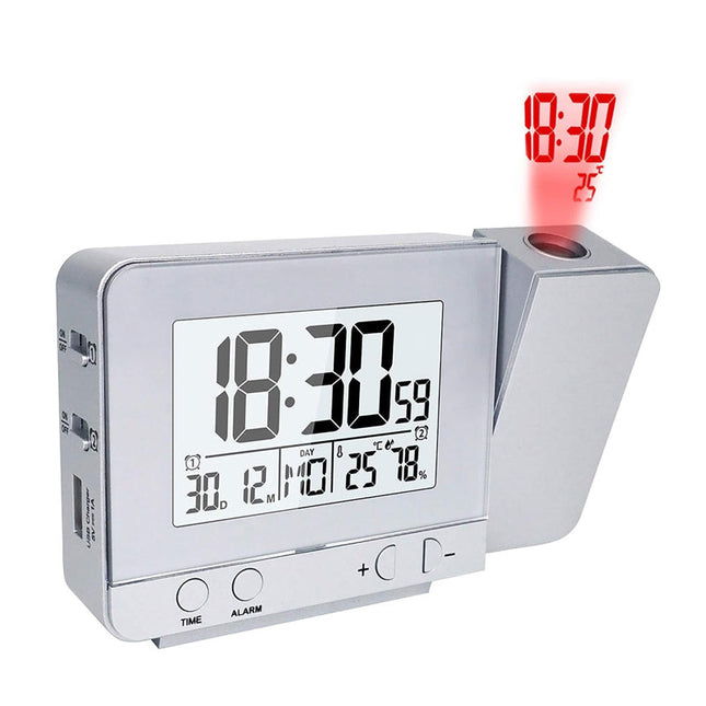 Sveglia con proiezione ora e temperatura