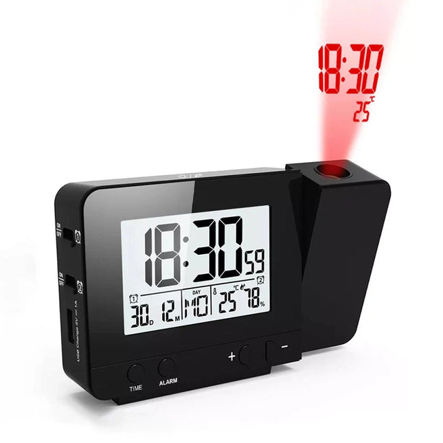 Sveglia con proiezione ora e temperatura