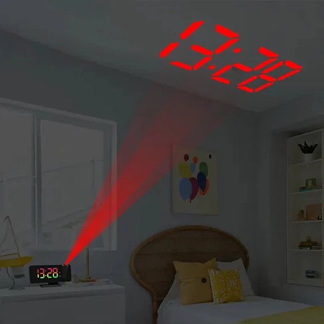 Sveglia elettrica con proiezione ora soffitto