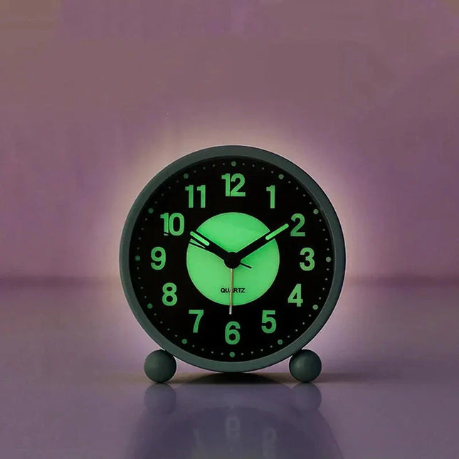 Sveglia rotonda analogica a batteria