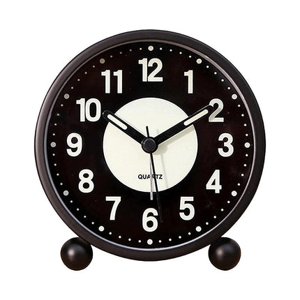 Sveglia rotonda analogica a batteria