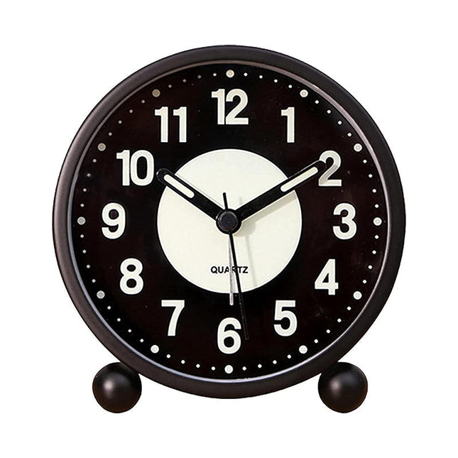 Sveglia rotonda analogica a batteria