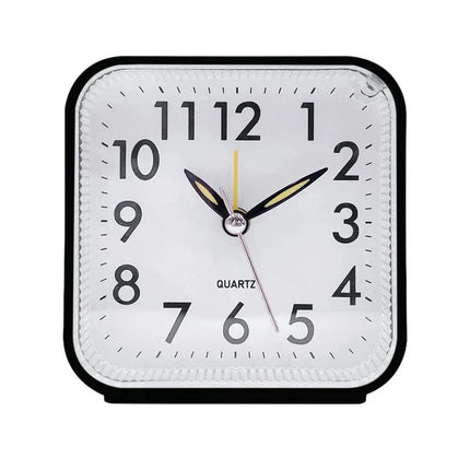 Sveglia quadrata analogica e silenziosa