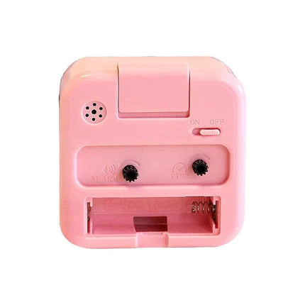 Sveglia quadrata analogica e silenziosa