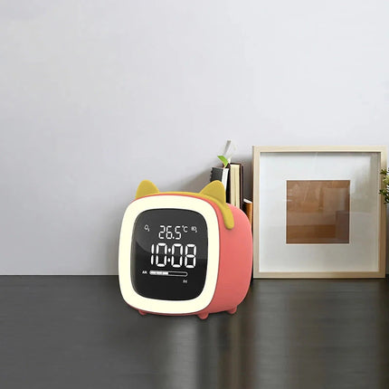 Sveglia gatto con luce notturna