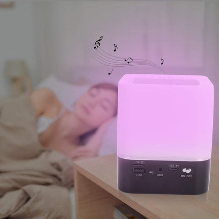 Lampada sveglia con luce notturna colorata