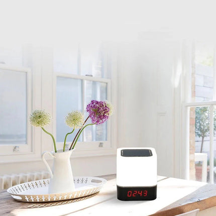 Lampada sveglia con luce notturna colorata