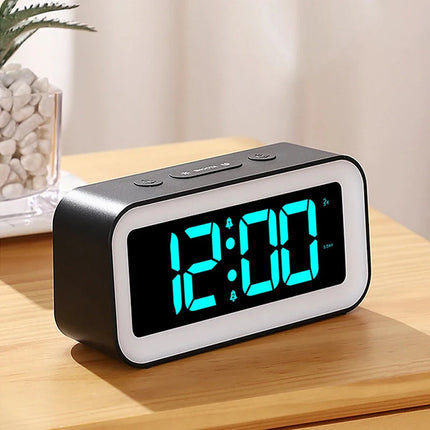 Sveglia digitale luminosa con luce notturna