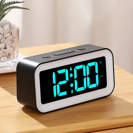 Sveglia digitale luminosa con luce notturna