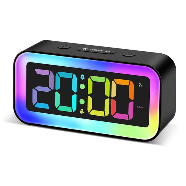 Sveglia digitale luminosa con luce notturna