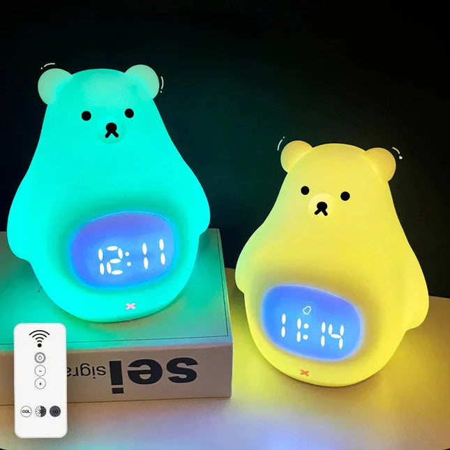 Sveglia orso con luce notturna telecomando