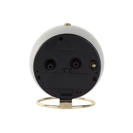 Sveglia bianca da tavolo design vintage