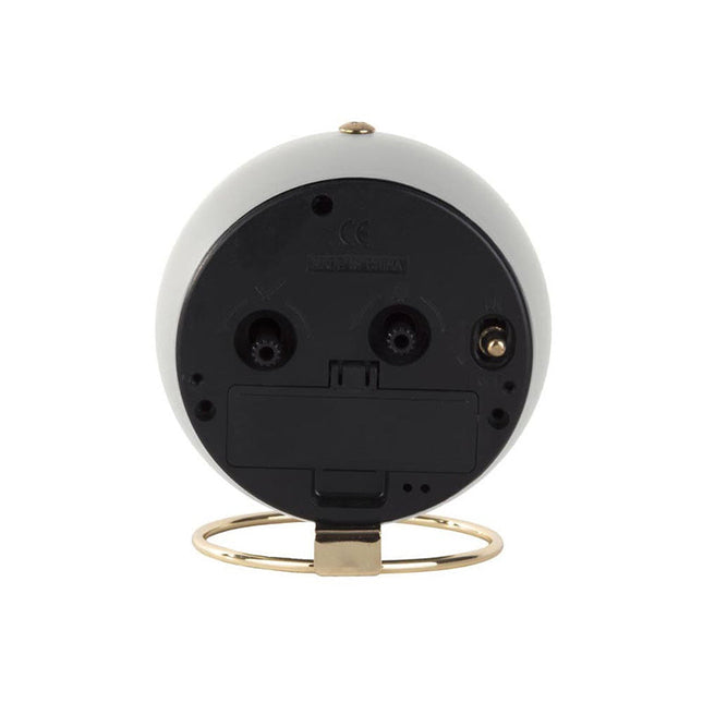 Sveglia bianca da tavolo design vintage