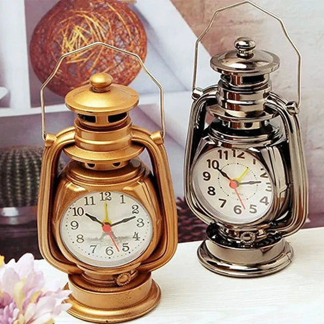 Sveglia vintage a forma di lanterna