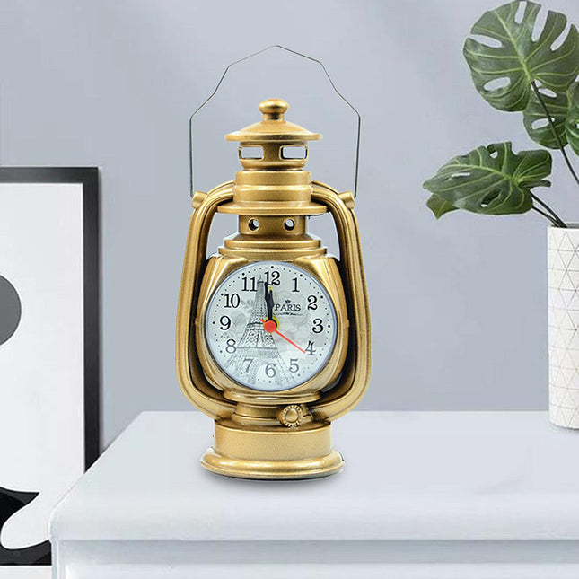 Sveglia vintage a forma di lanterna