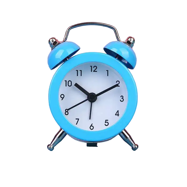 Mini sveglia vintage con campanelli