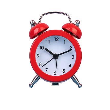 Mini sveglia vintage con campanelli